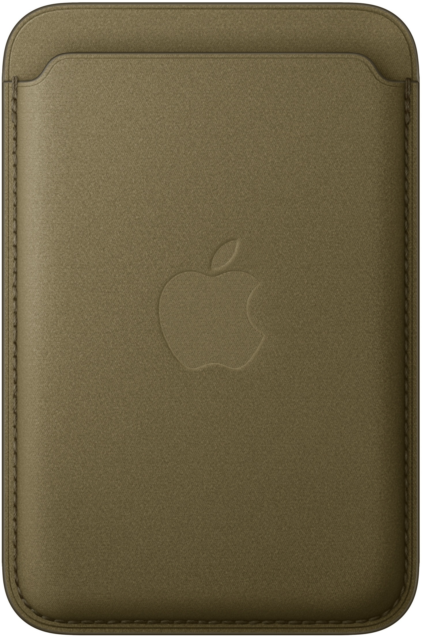 Чехол Apple для iPhone FineWoven Wallet with MagSafe – Dark Olive (MK9K4ZM/A) фото1