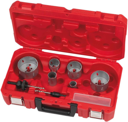 Коронка Milwaukee Holesaw BiM Contractor Set 1-10pc (4932464719) фото1