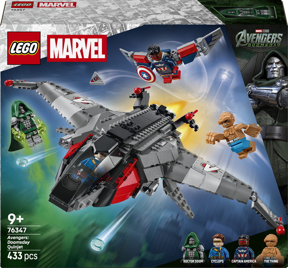 LEGO 76347 Super Heroes Мстители: Судный день Квинджет (76347) фото1