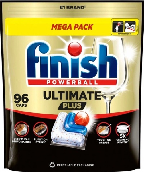 Капсулы для посудомоечных машин Finish Ultimate plus 96 шт.