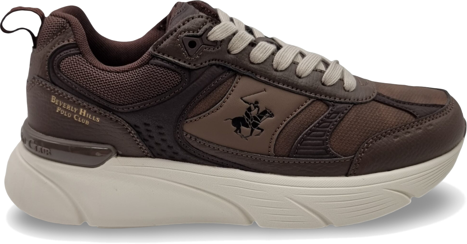 Кроссовки мужские Beverly Hills Polo Club Derby MIX 2 BHM627101-2430 46 коричневые