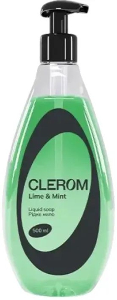 Рідке мило Clerom Lime and mint 500 мл фото1
