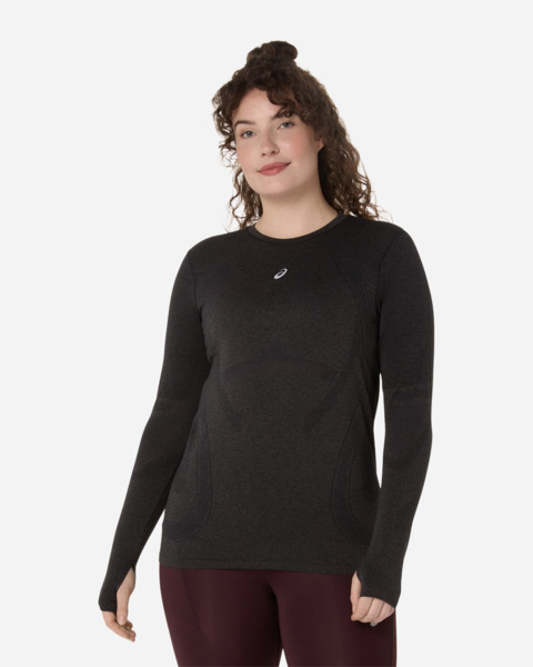 Лонгслів жіночий Asics Road SeamleSS LS 2012D290-001 L чорний фото