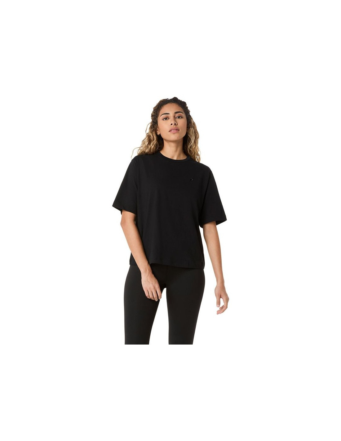 Футболка женская Asics Spiral Embroidery Relaxed Tee 2032D381-001 L черная