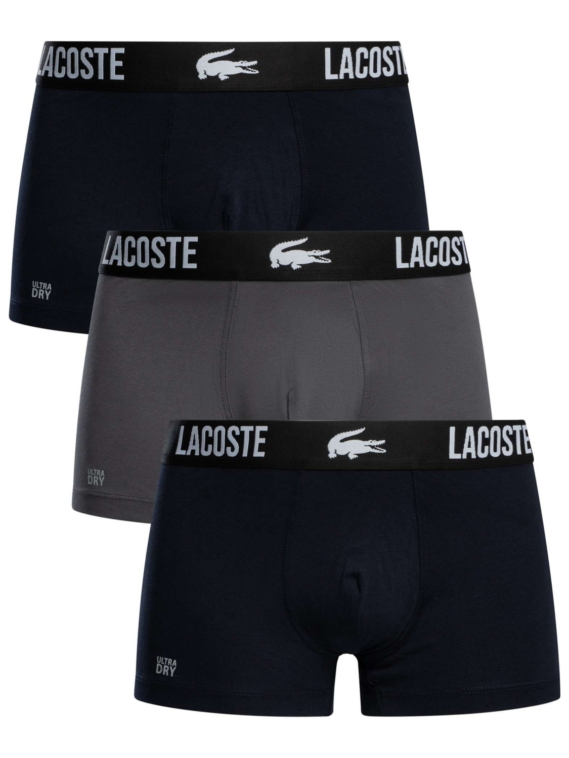 Набір трусів-боксерів чоловічих Lacoste 5H2383-EUF 2XL 3 шт. сині