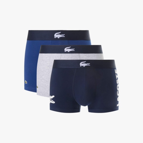 Набір трусів-боксерів чоловічих Lacoste 5H1291-BCK XL 3 шт. сині фото