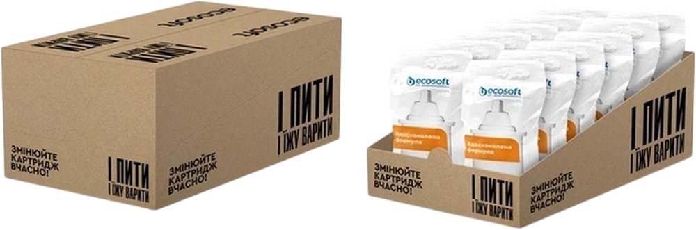 Комплект картриджів для глеків універсальний Ecosoft (CRVKAB12ECO1) фото1