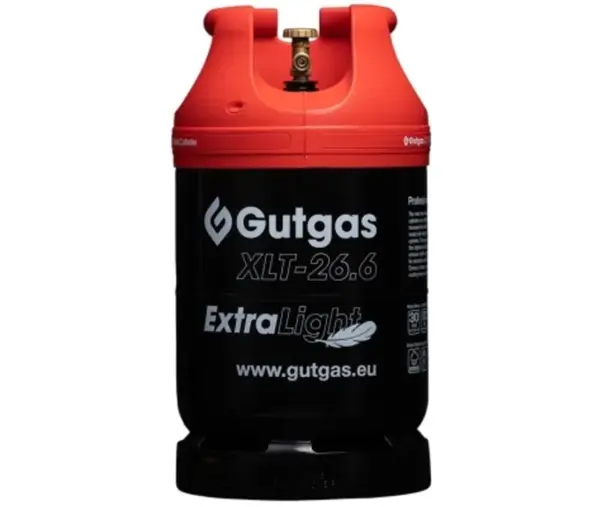 Баллон газовый стальной Gutgas Ragasco ExtraLight XLT-26.6, 26.6л, 30бар, вентиль KLF, 7.3кг*