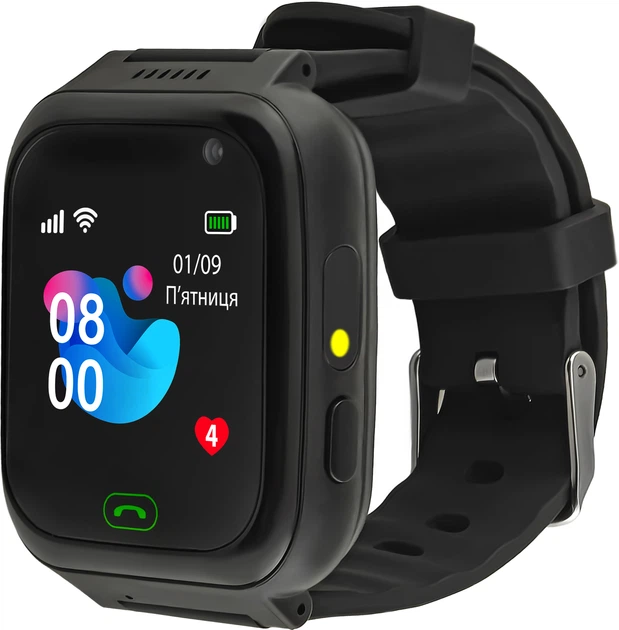 Дитячий смарт-годинник Garmix PointPRO-100 WiFi Black (1002330) фото1