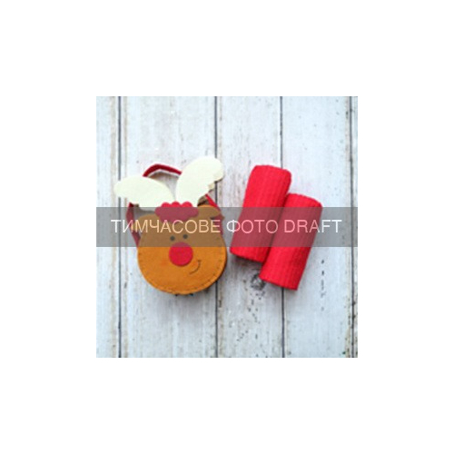 Подарочный набор полотенец в мешочке ARDESTO Christmas Deer 38х63см, 2шт, красный (ART3863HDM)