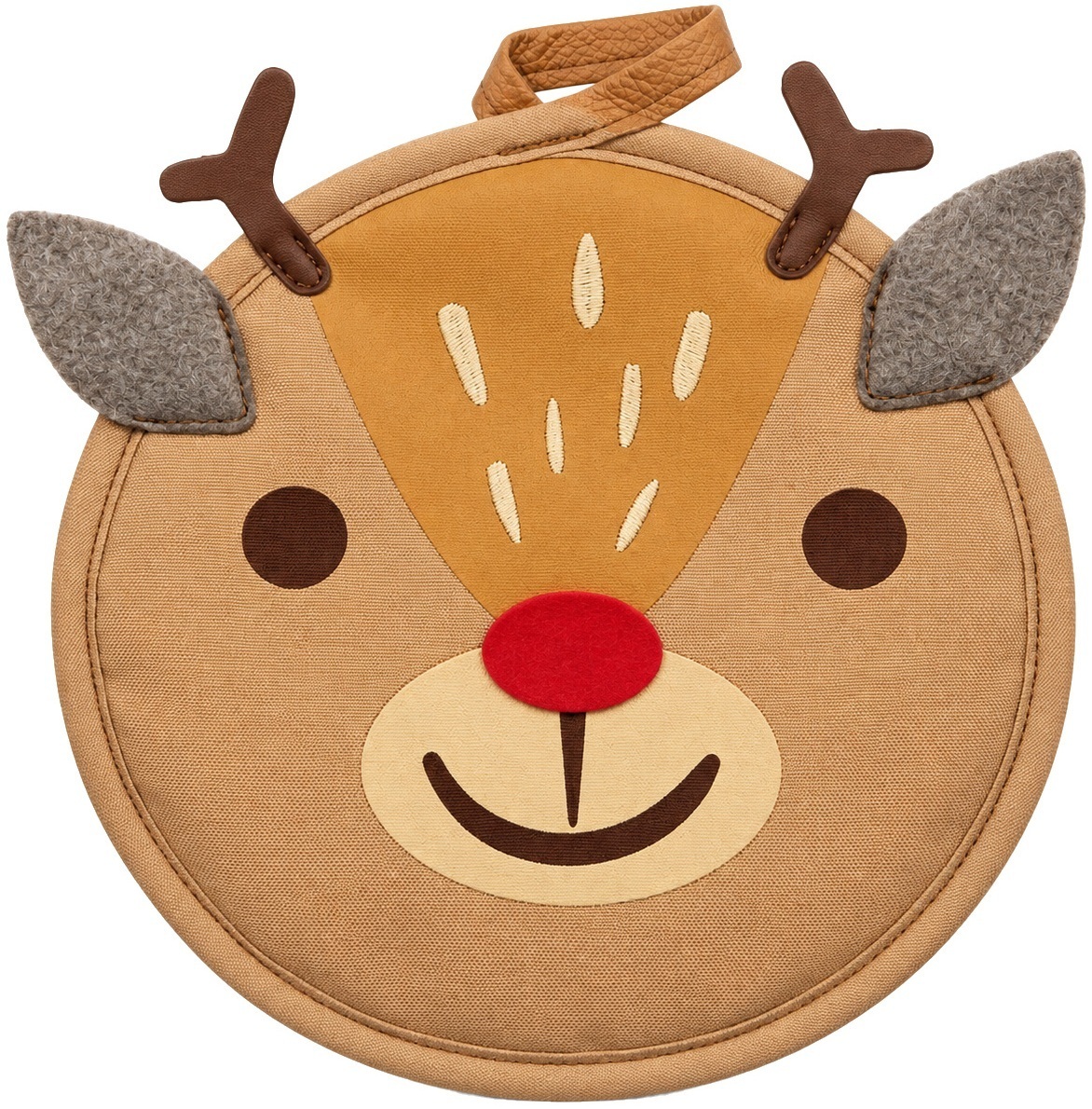 Прихватка ARDESTO Christmas Deer 20х20см, коричневий (ART04SD) фото1