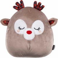 Подушка ARDESTO Christmas Deer 35см, 97% полиэстер, серый (ART1032MD)