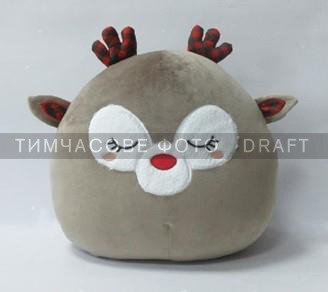 Подушка ARDESTO Christmas Deer 35см, 97% поліестер, cірий (ART1032MD) фото1