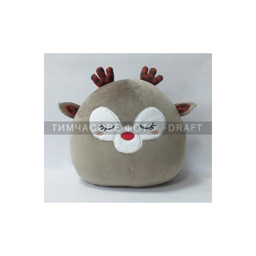 Подушка ARDESTO Christmas Deer 35см, 97% полиэстер, серый (ART1032MD)