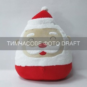 Подушка ARDESTO Christmas Santa 35см, 97% поліестер, червоний (ART1032MS) фото1