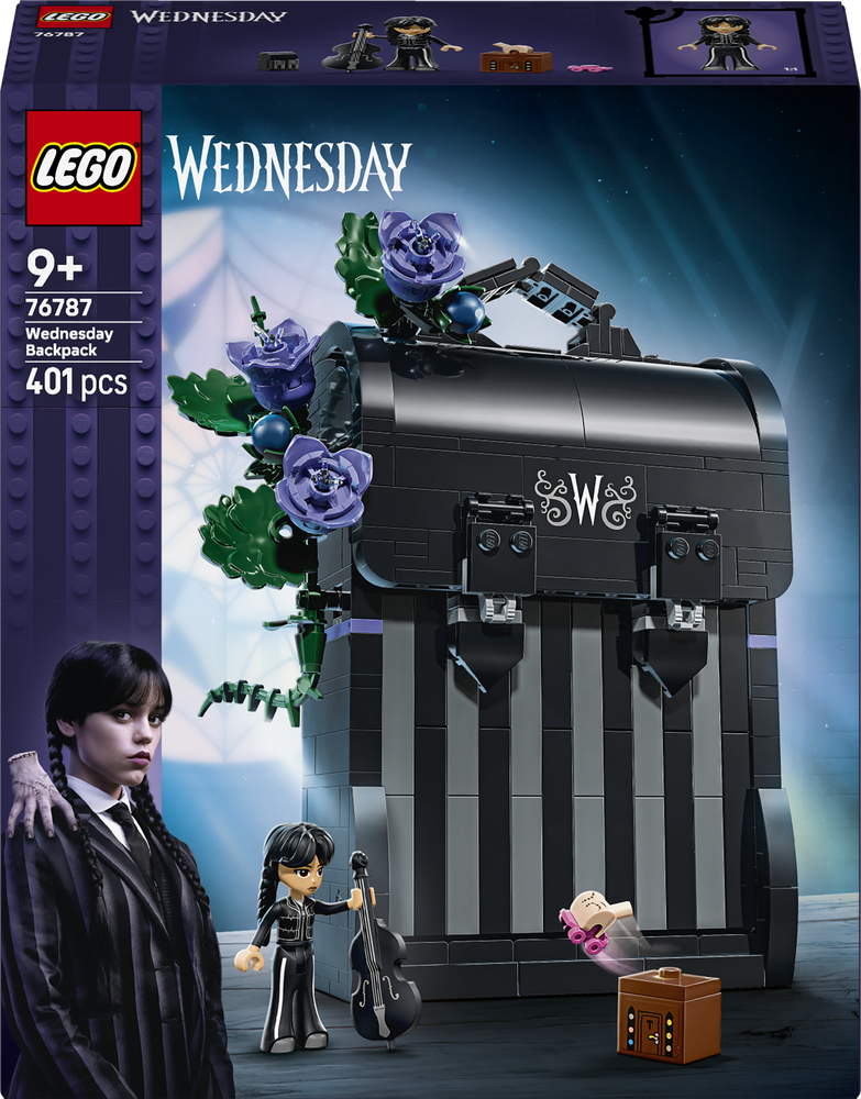 LEGO 76787 Wednesday Рюкзак Венздей фото1