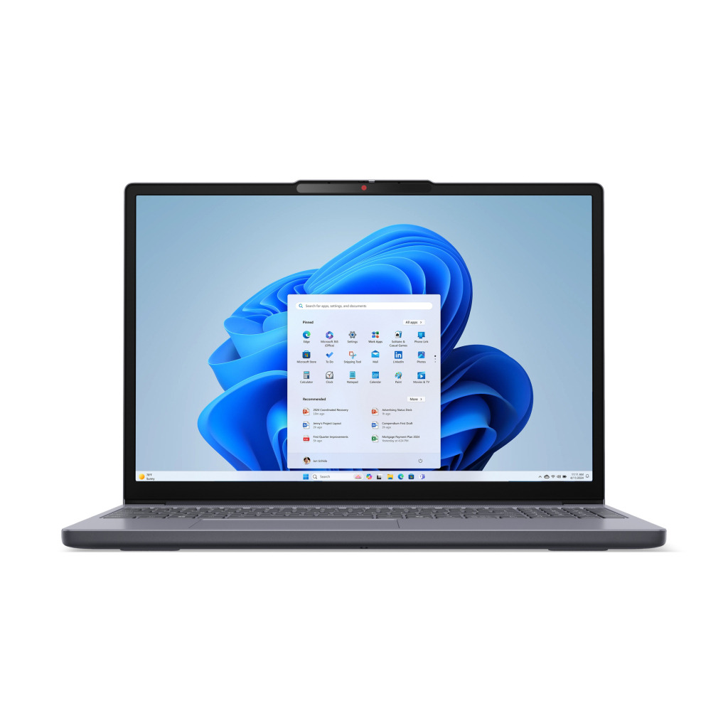 Ноутбук LENOVO IdeaPad Slim 3 15IRH10 Luna Grey (83K101KARA) фото1