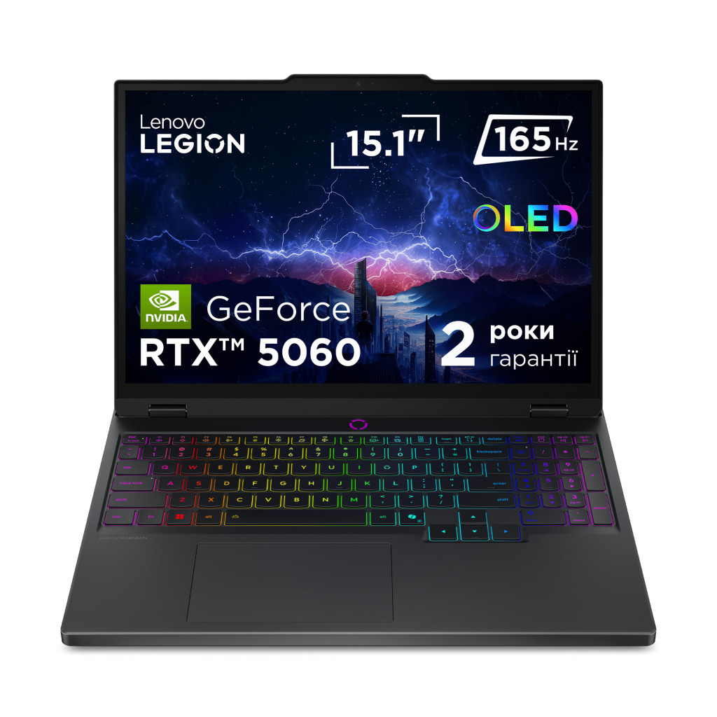 Ноутбук LENOVO Legion 5 15IRX10 Eclipse Black (83LY00YARA) фото1