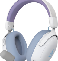Игровая гарнитура Ajazz AHM08 Max Wireless Purple-White-Blue (AHM08-MAX-PWB)