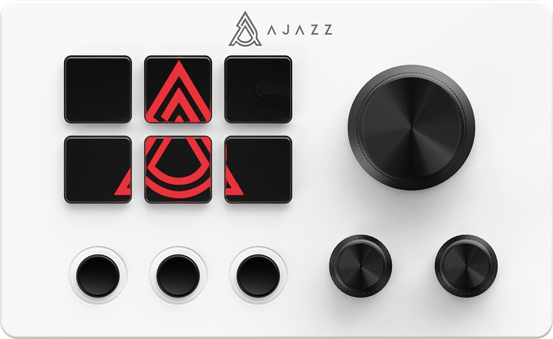 Контролер для стримінгу Ajazz AKP03E USB White (AKP03E-W) фото1