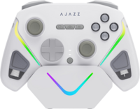 Беспроводной геймпад с док-станцией Ajazz GP100 Set White (GP100S-W)