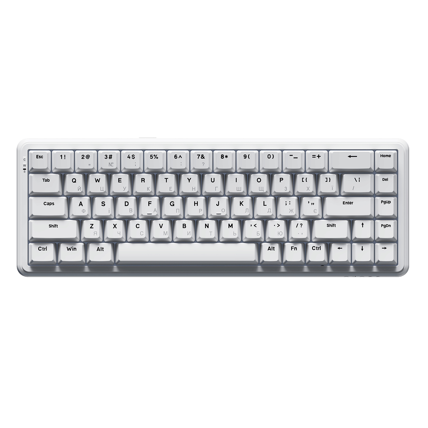 Игровая клавиатура Ajazz AK680 Max Magnetic Switches RGB White (AK680-WM-W-A) фото1