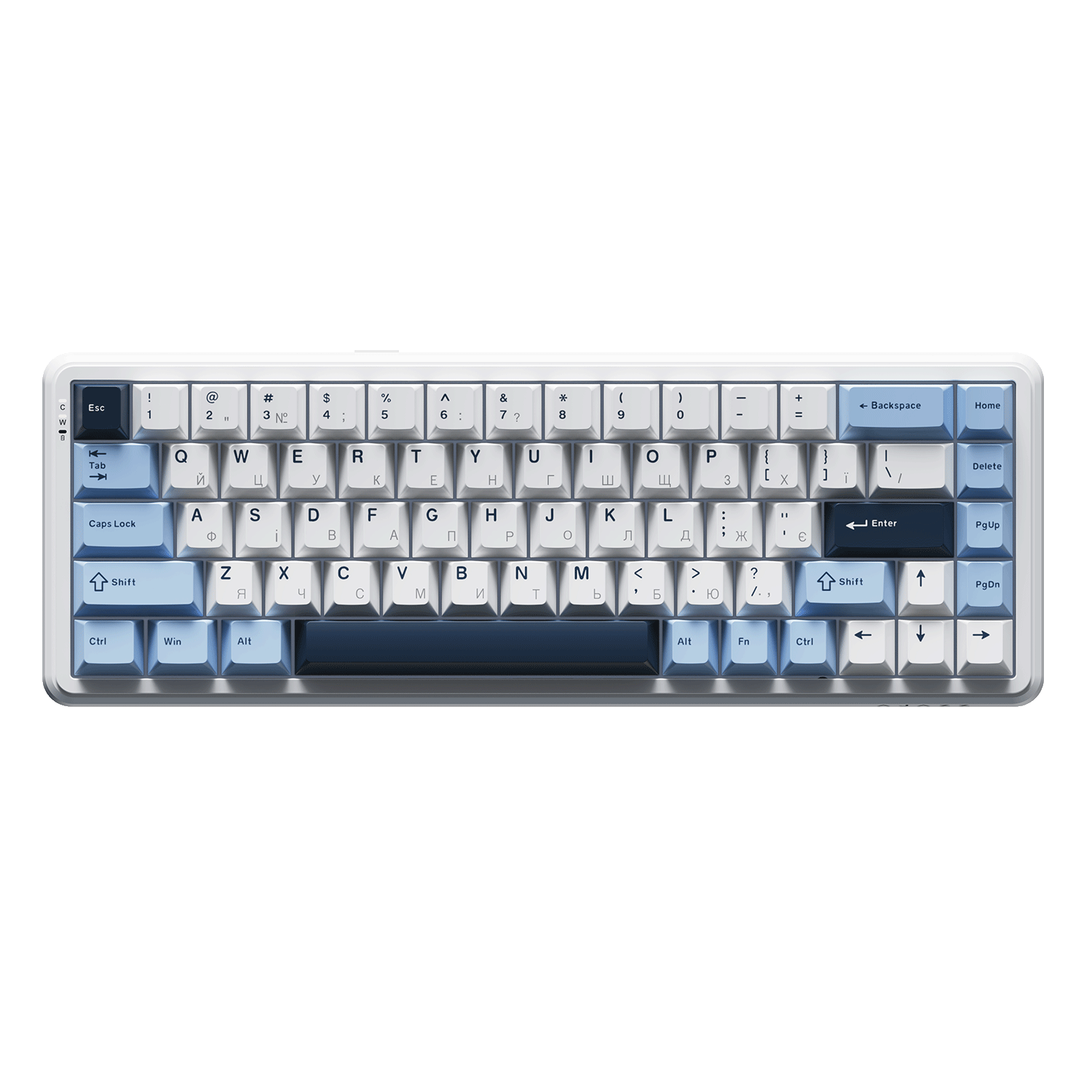 Игровая клавиатура Ajazz AK680 Max Magnetic Switches White (AK680-M-BWD-A) фото1