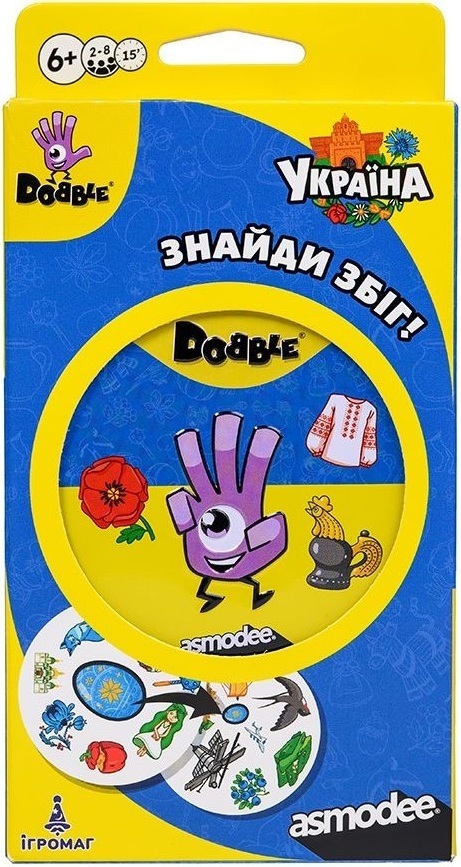 Настільна гра Dobble Ukraine (3558387003208) фото1