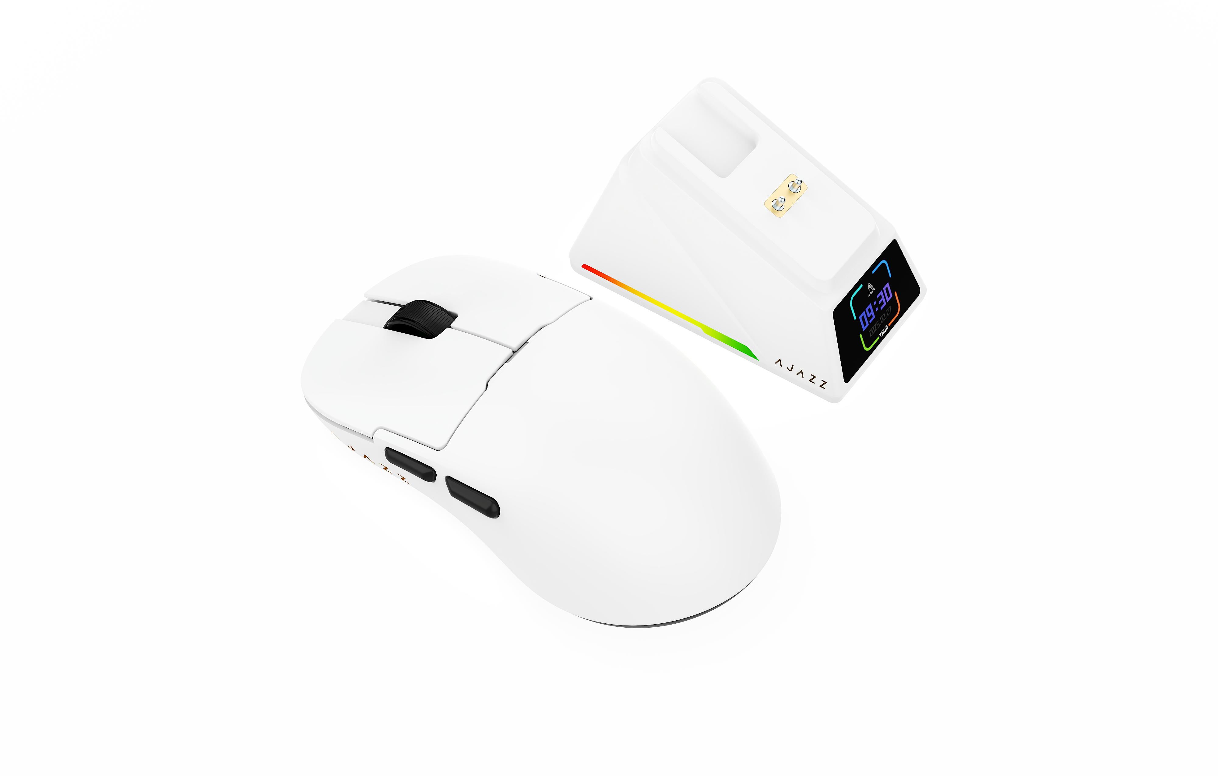 Ігрова миша Ajazz AJ159 Apex Wireless White (AJM159-A-W) фото1