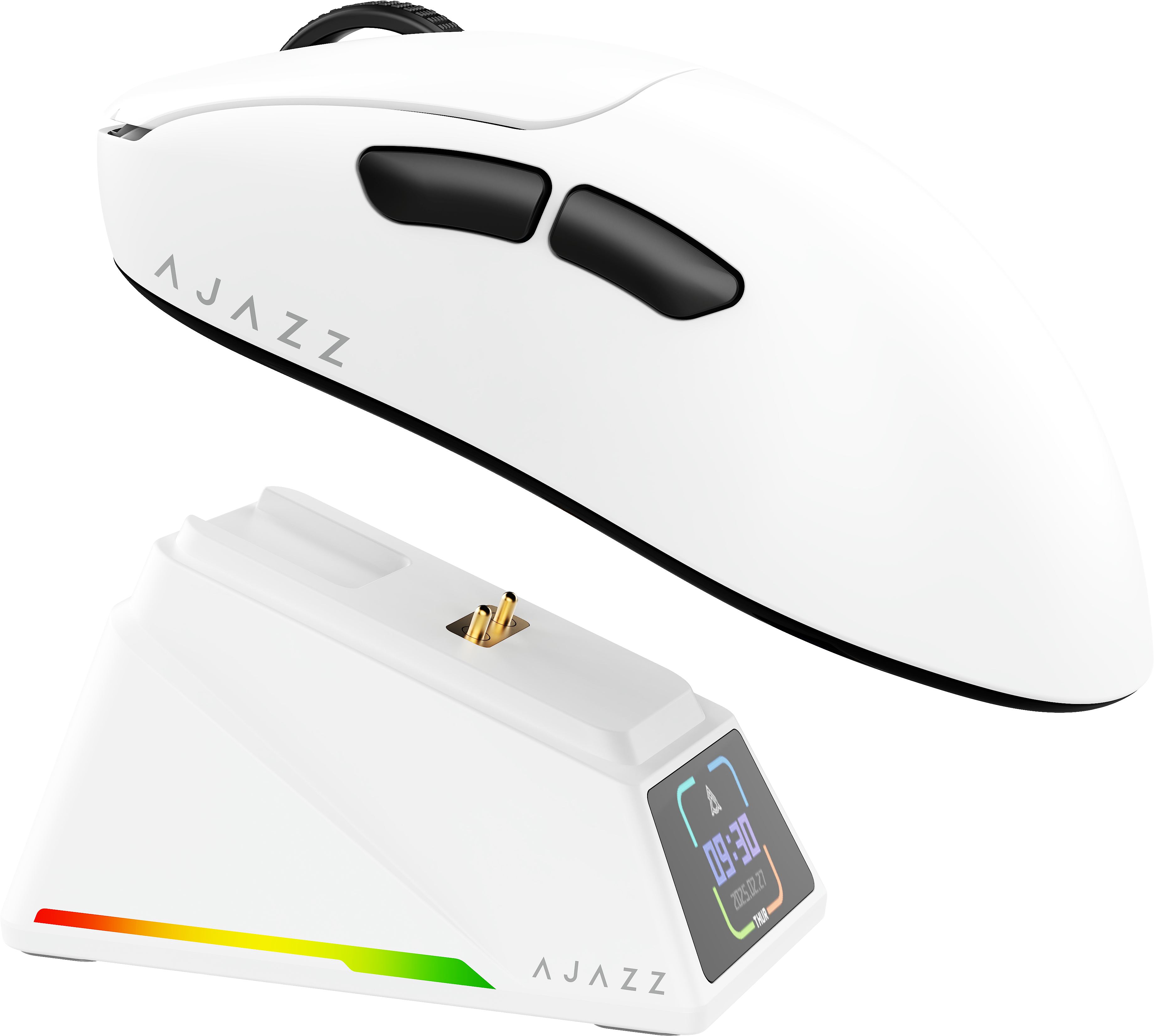 Ігрова миша Ajazz AJ179 Apex Wireless White (AJM179-A-W) фото1