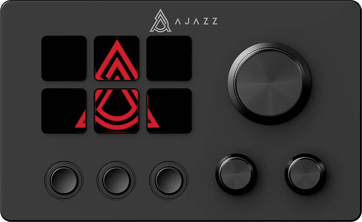Контролер для стримінгу Ajazz AKP03E USB Black (AKP03E-B) фото1