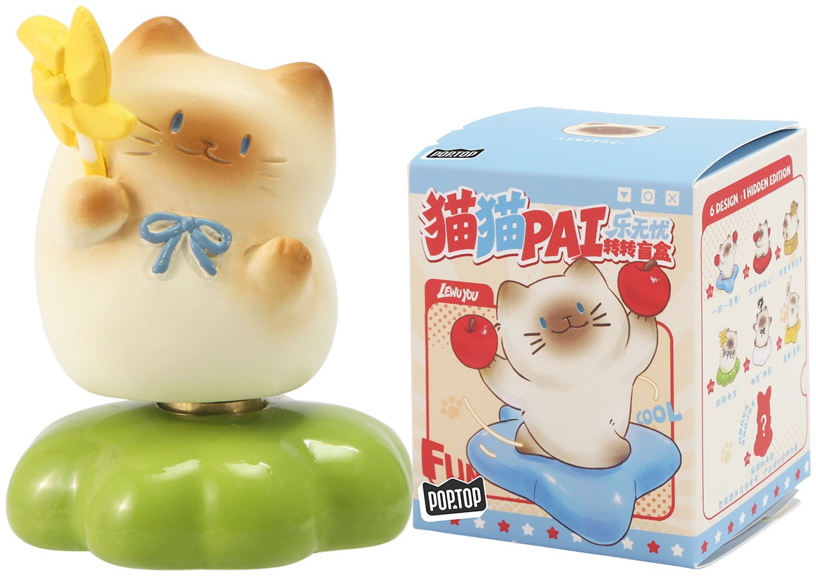 Механическая игрушка Pop Top серии Cat Cat PAI Котики счастья (W1244-25) фото1