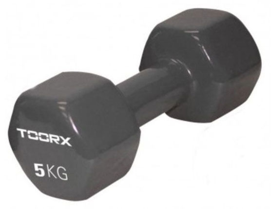 Гантель для фитнеса Toorx Vinyl 5 кг (MV-5) фото1