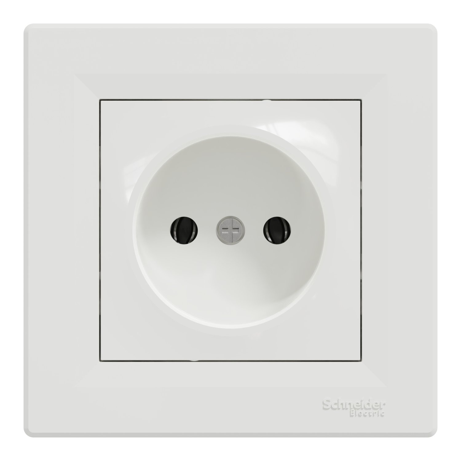 Розетка без з/к Schneider Electric, Asfora білий, самозажимний (EPH3000121) фото1