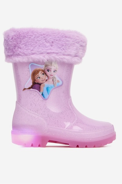 Резиновые сапоги для девочек Frozen NJ-201DFR 25 розовые фото