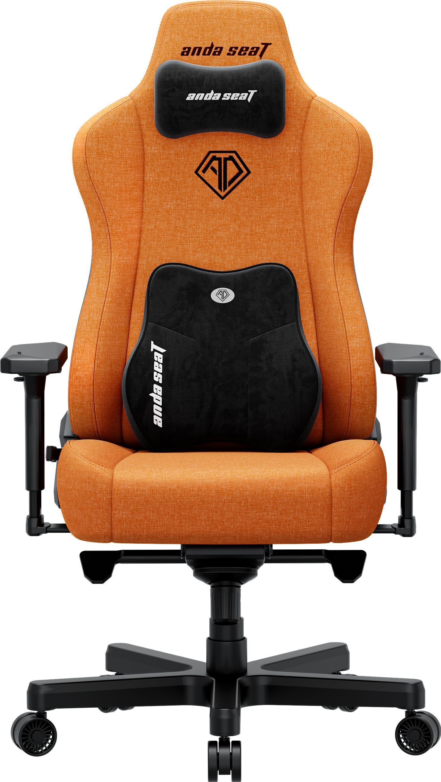 Кресло игровое Anda Seat Kaiser 3E Orange Fabric Size XL фото1