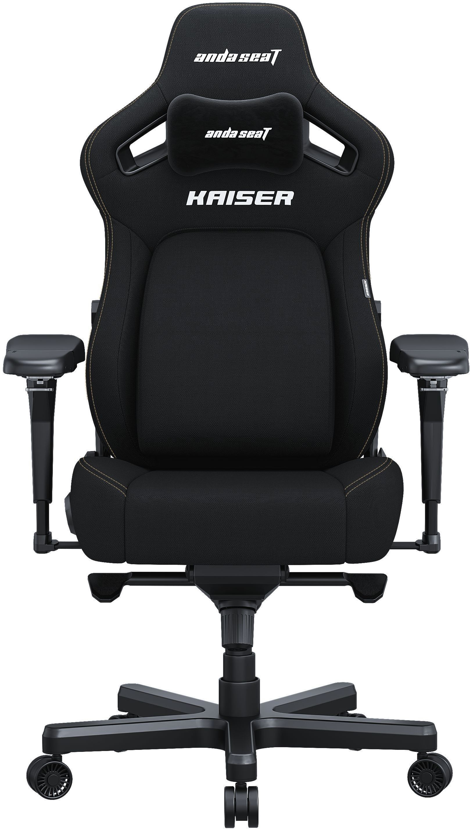 Крісло ігрове Anda Seat Kaiser 4 Black Fabric Size L фото1