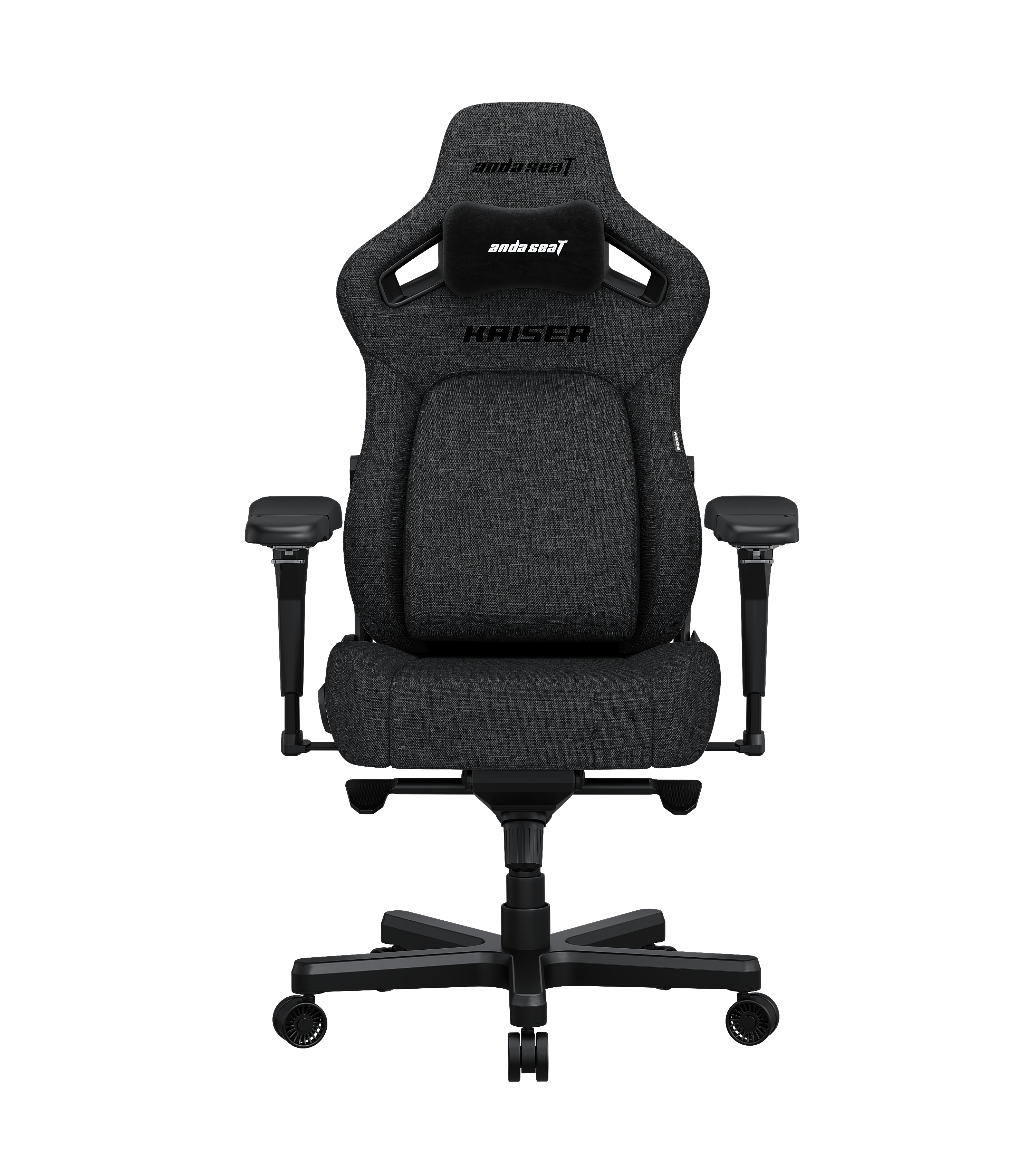 Кресло игровое Anda Seat Kaiser 4 Dark Gray Fabric Size L фото1