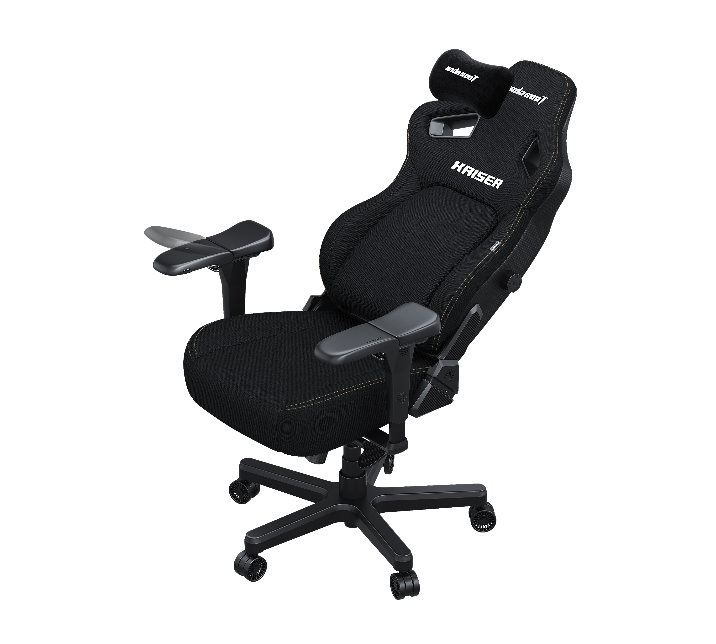 Крісло ігрове Anda Seat Kaiser 4 Black Fabric Size XL фото1