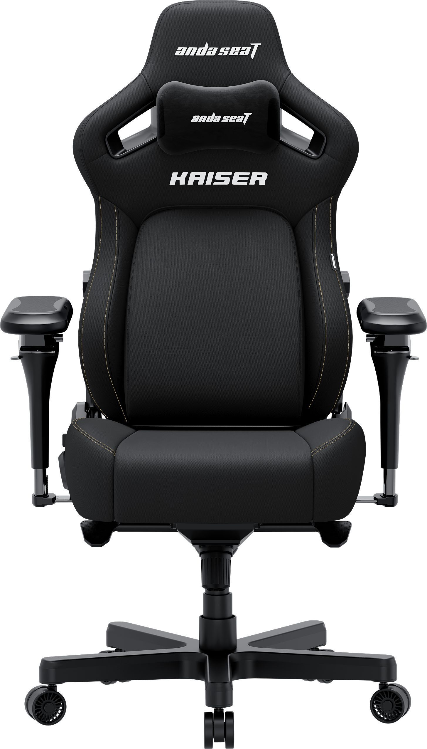 Крісло ігрове Anda Seat Kaiser 4 Black PVC Size XL фото1