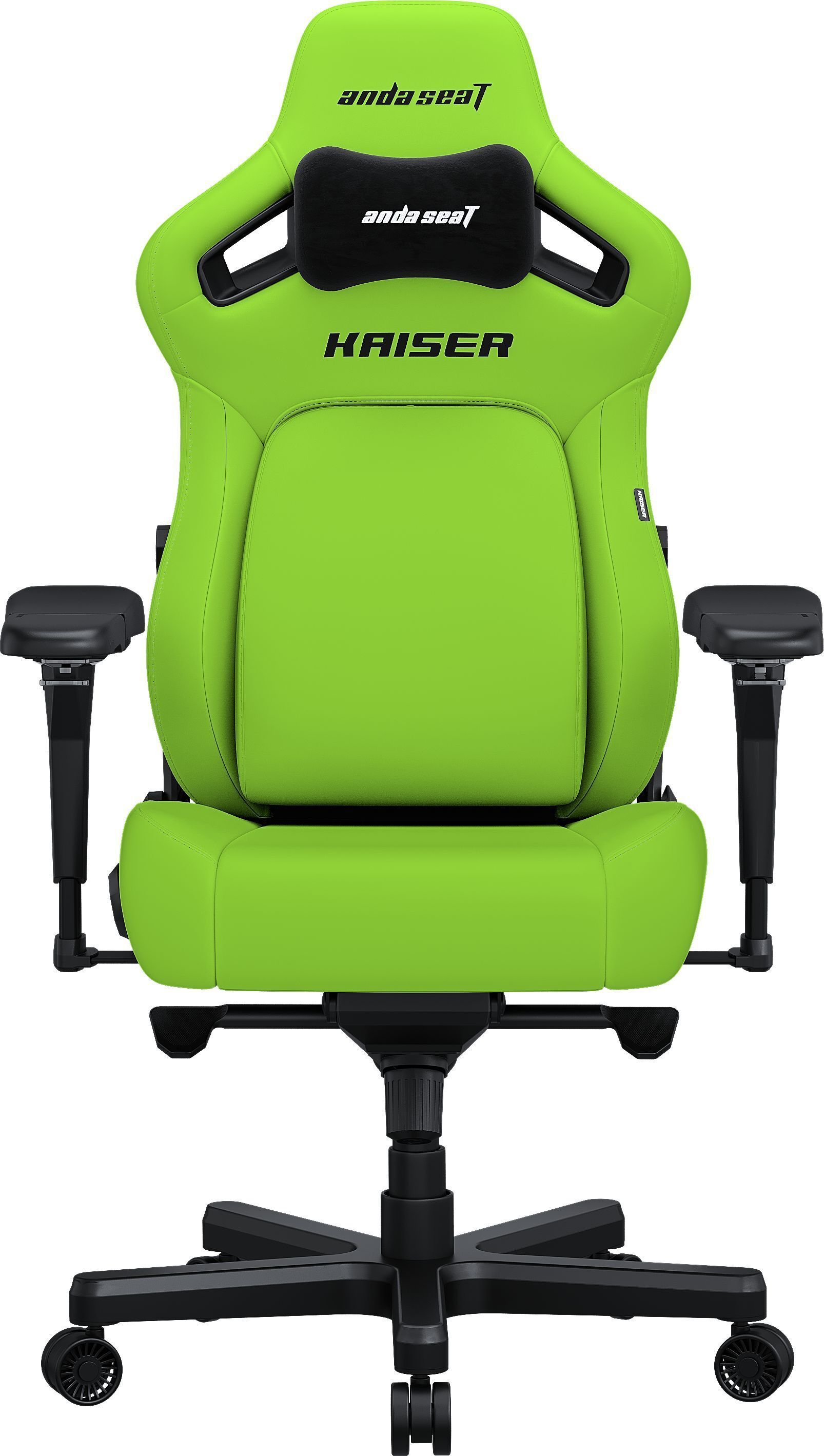 Кресло игровое Anda Seat Kaiser 4 Bright Green PVC Size XL фото1