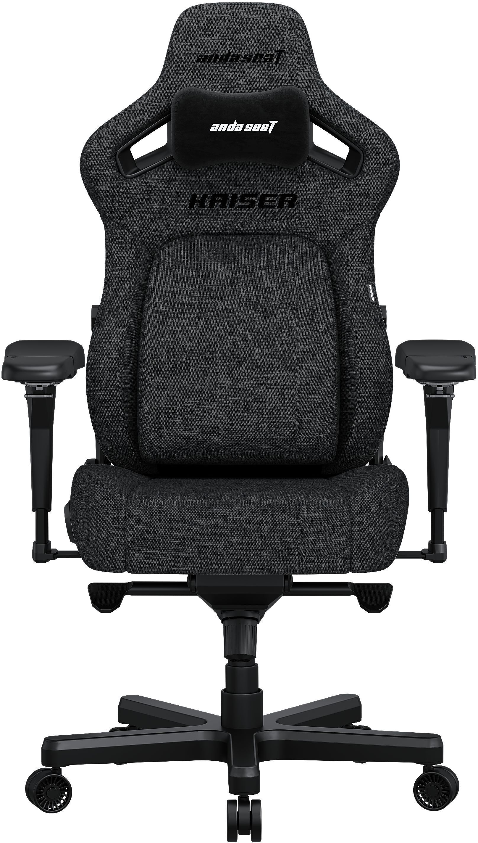 Кресло игровое Anda Seat Kaiser 4 Dark Grey Fabric Size XL фото1