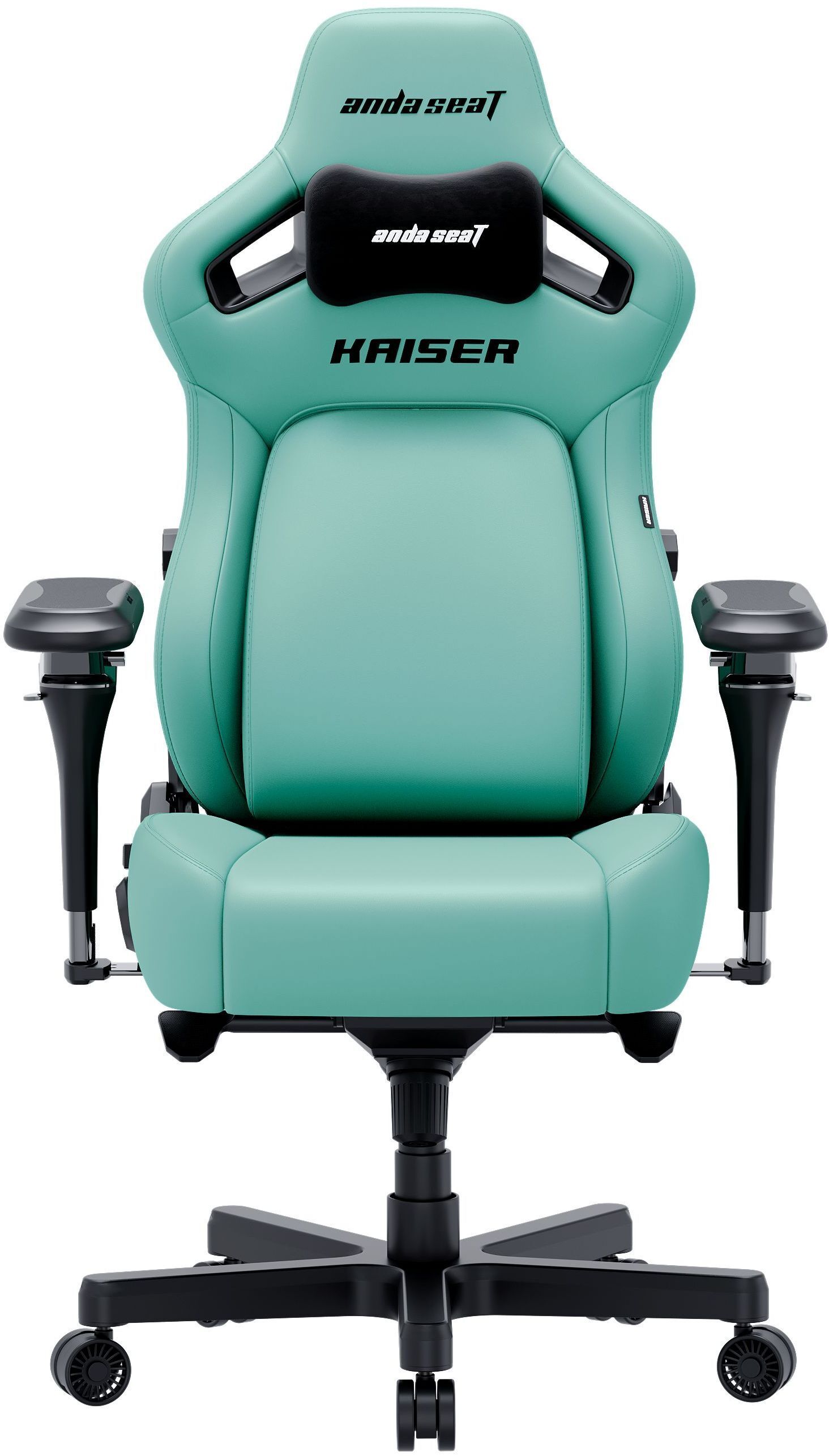 Кресло игровое Anda Seat Kaiser 4 V2 Green PVC Size XL фото1