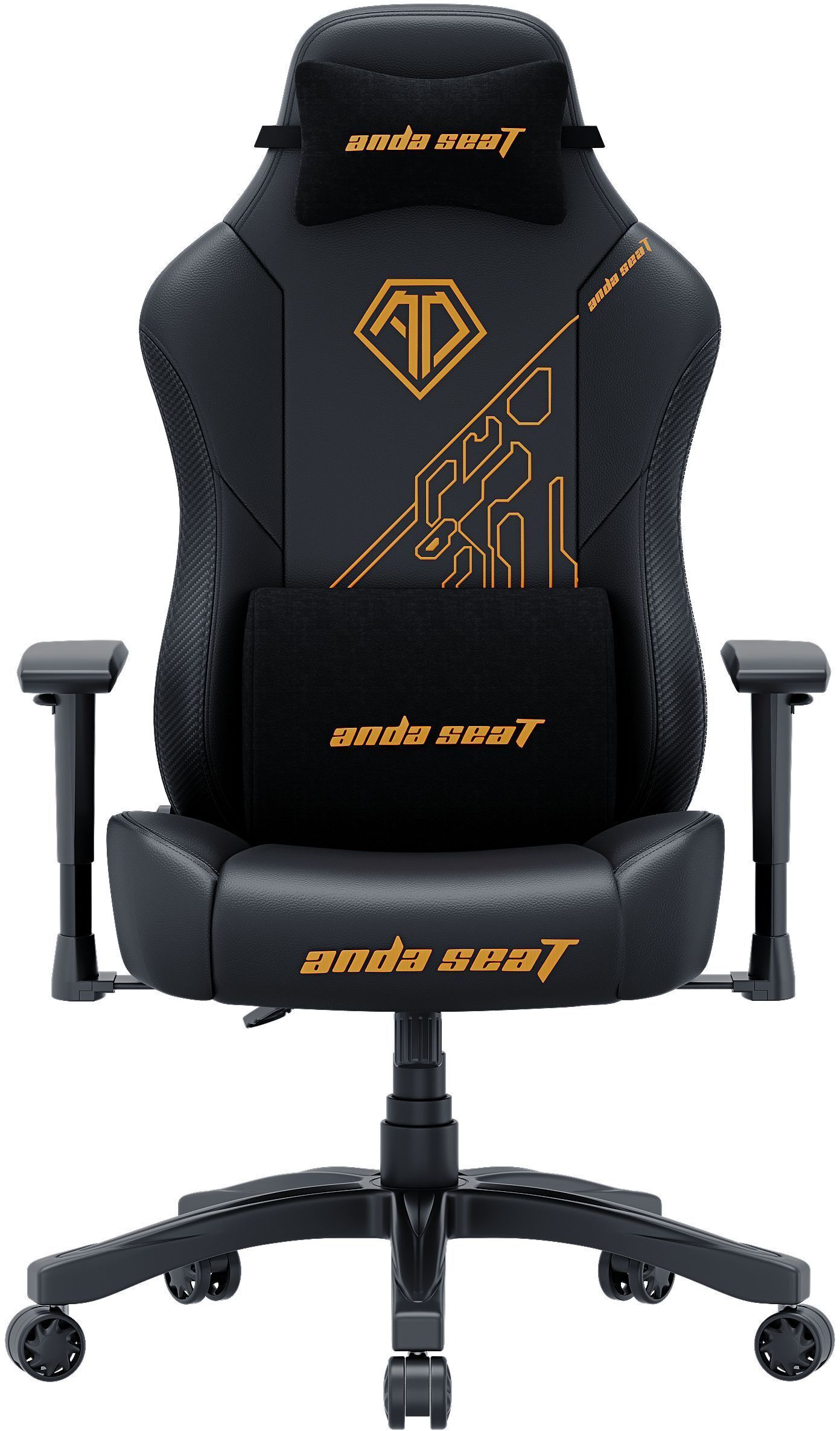 Кресло игровое Anda Seat Phantom Tiger Edition Black Size L фото1