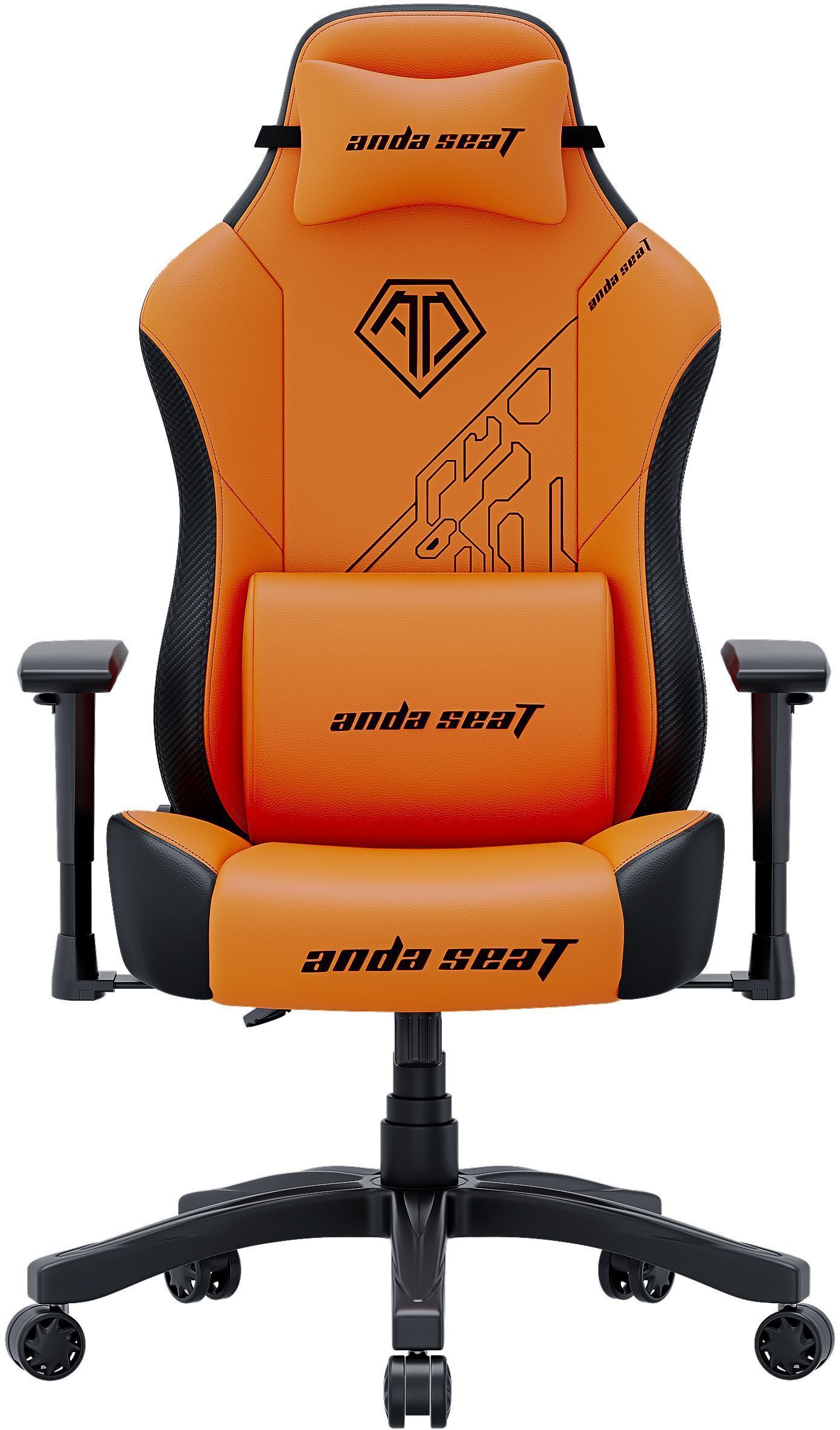 Кресло игровое Anda Seat Phantom Tiger Edition Orange Size L фото1