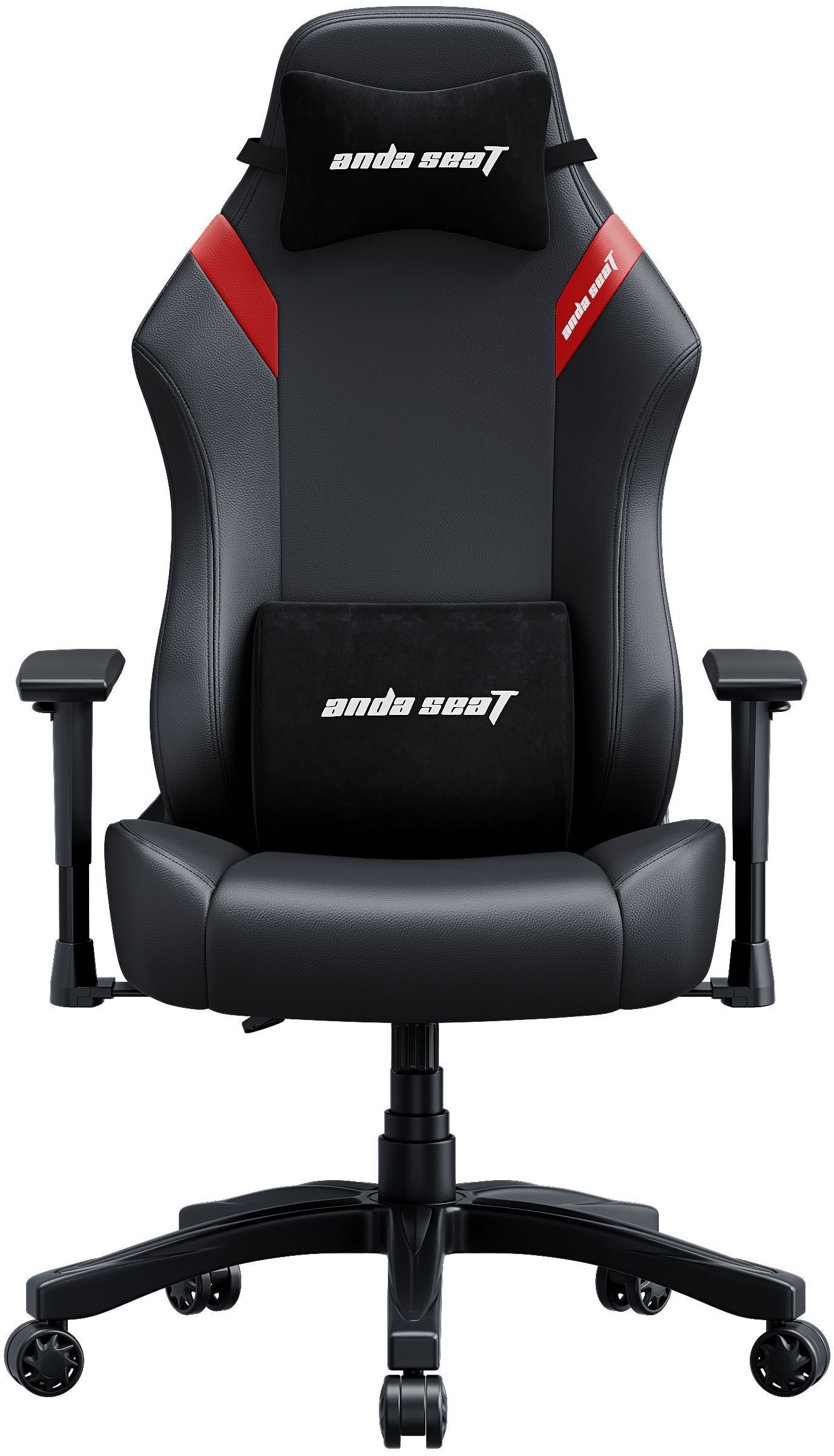 Крісло ігрове Anda Seat Luna Black/Red Size L фото1