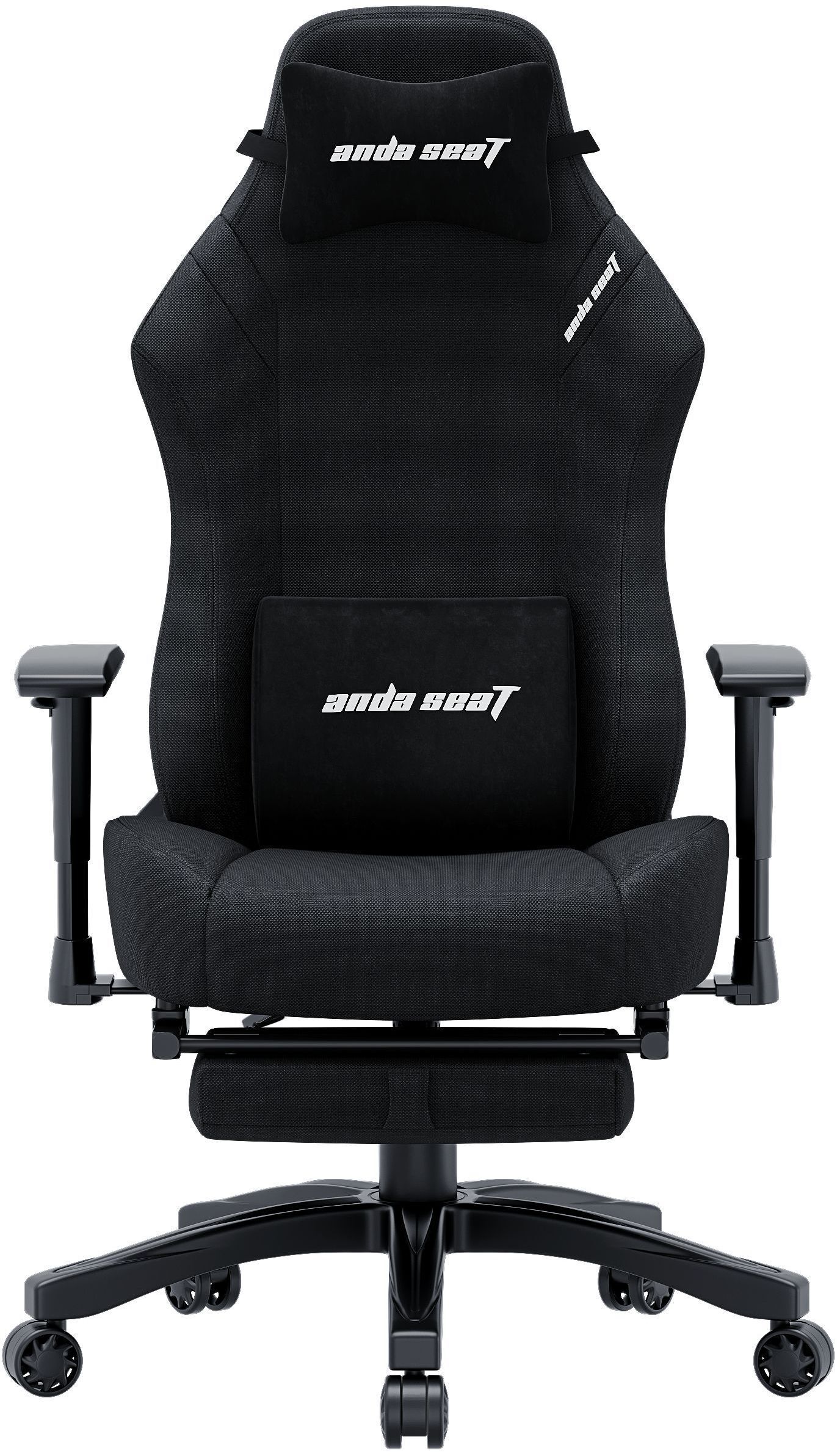 Крісло ігрове Anda Seat Luna Pro Black Fabric Size L фото1