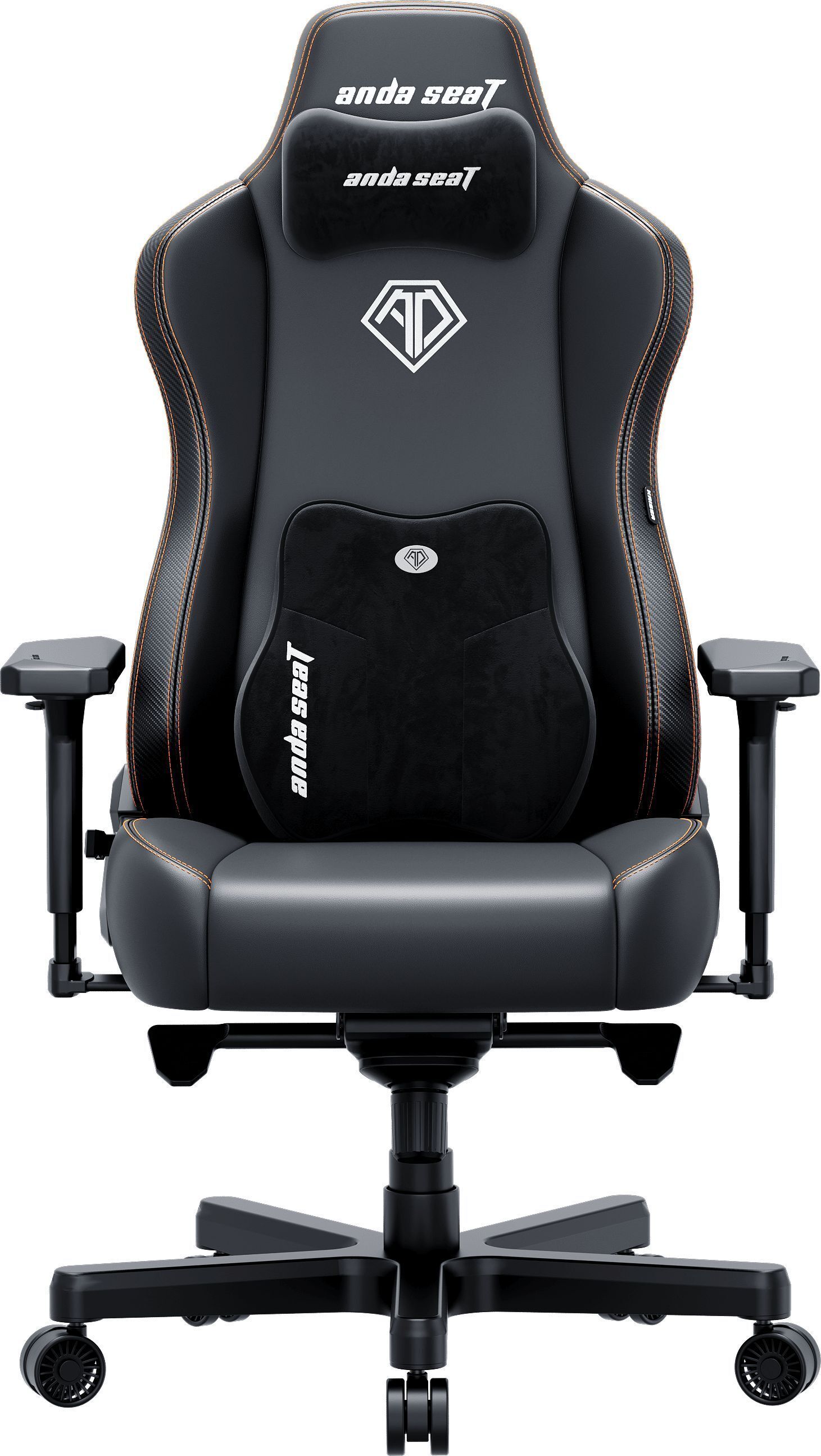 Крісло ігрове Anda Seat Kaiser 3E Black PVC Size XL фото1