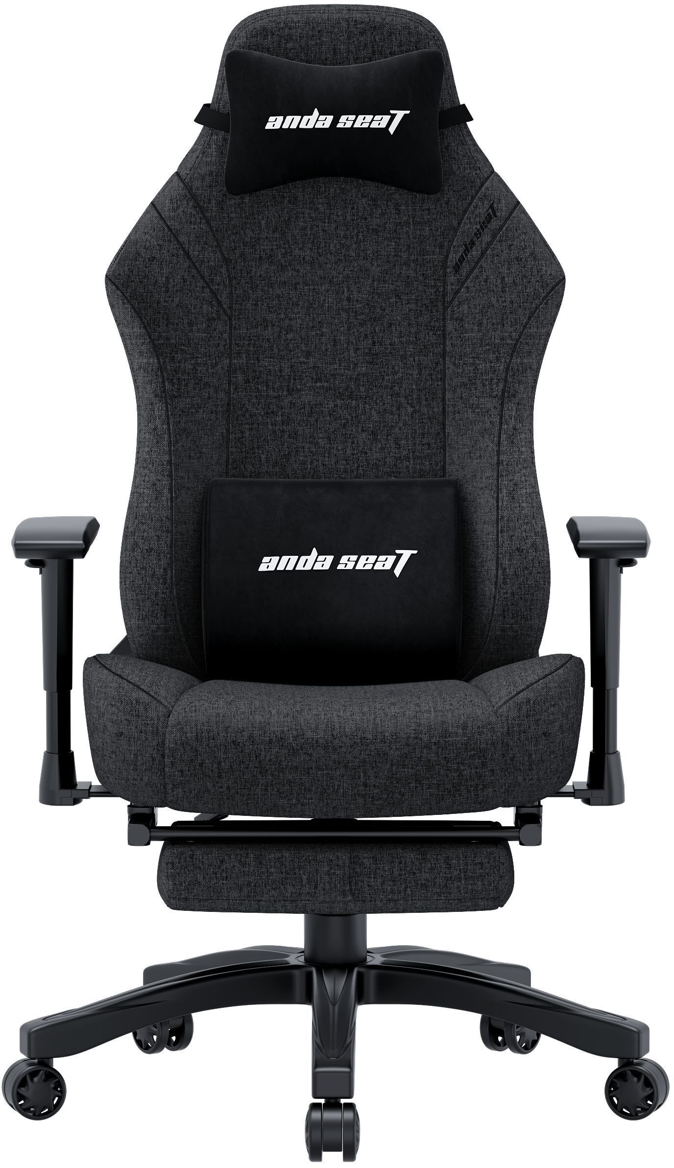 Кресло игровое Anda Seat Luna Pro Dark Gray Fabric Size L фото1