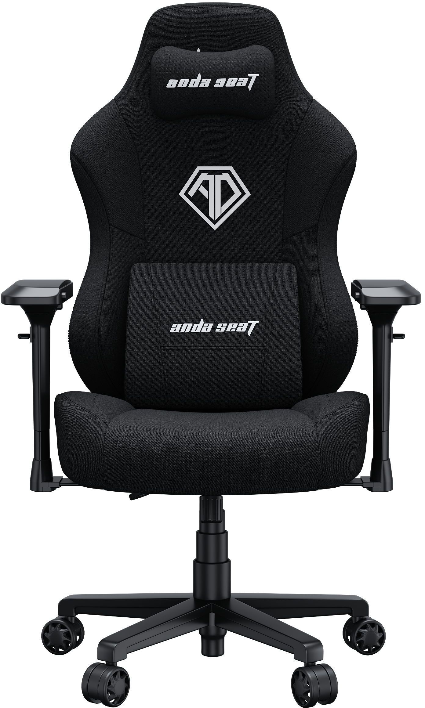 Кресло игровое Anda Seat Phantom 3 Pro Black Fabric Size L фото1